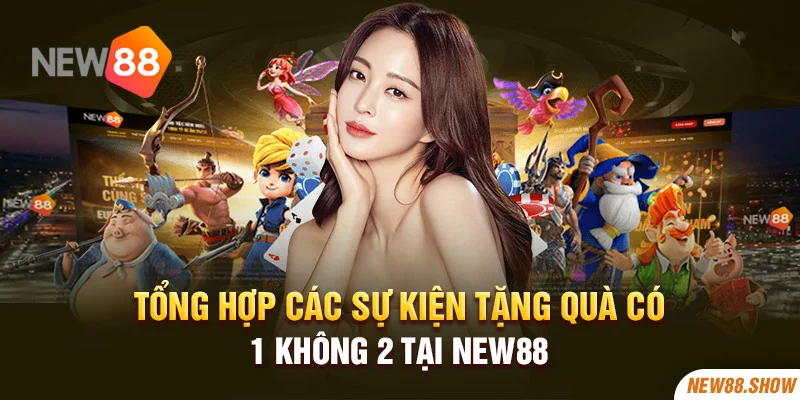 Tổng hợp các sự kiện tặng quà có 1 không 2 tại New88